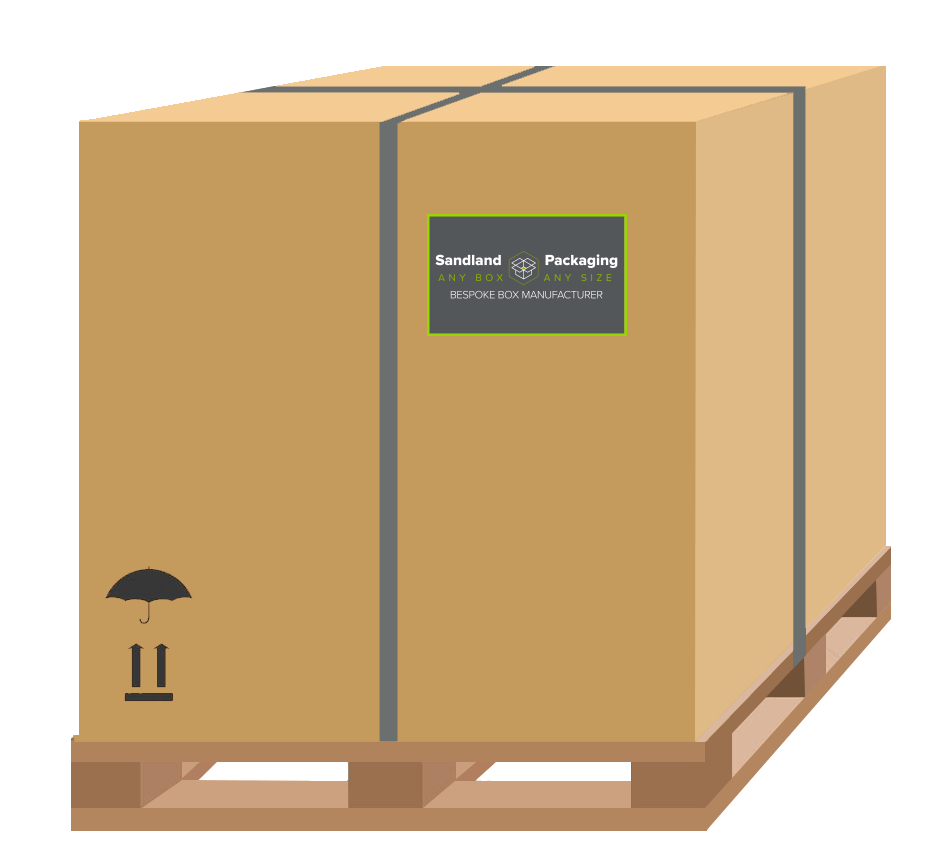 large format case bespoke cardboard packaging icon