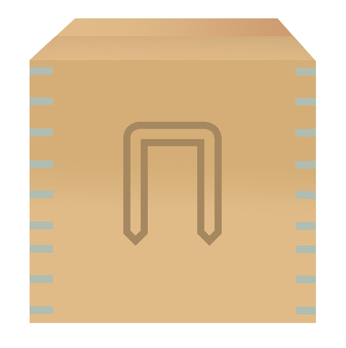 stitched cases bespoke cardboard packaging icon