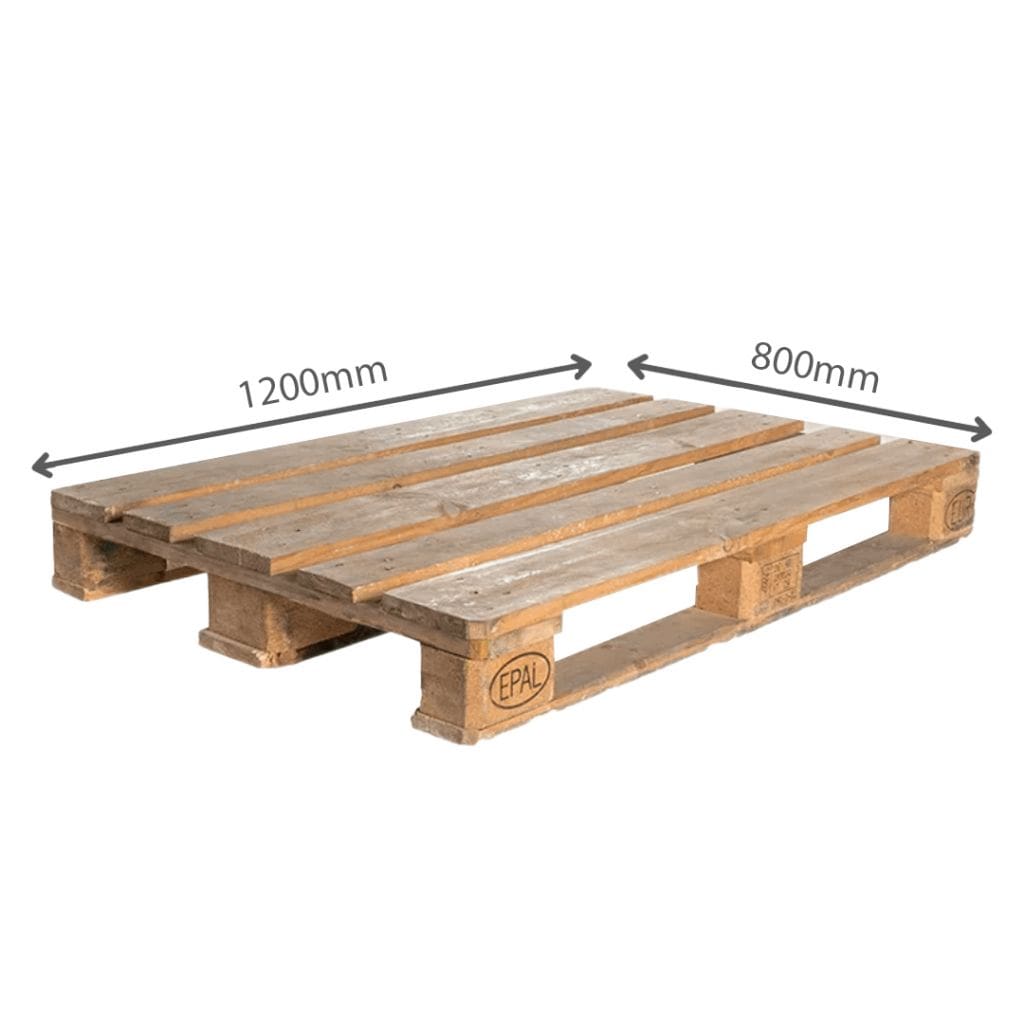 Euro Pallet with dimensions