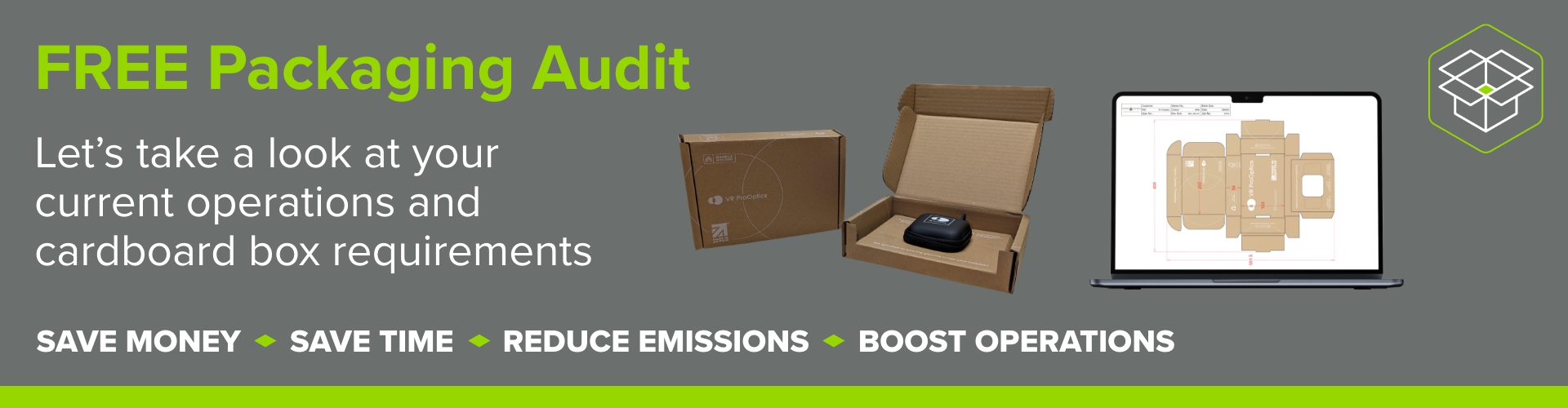 Email Banner_Free Pkg Audit_1920x500_Opt2 Banner showing CAD and box example