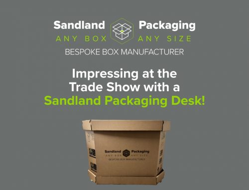 Impressing at the Trade Show with a Sandland Packaging Desk!